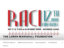 Tablet Screenshot of lorenmarshallfoundation.org